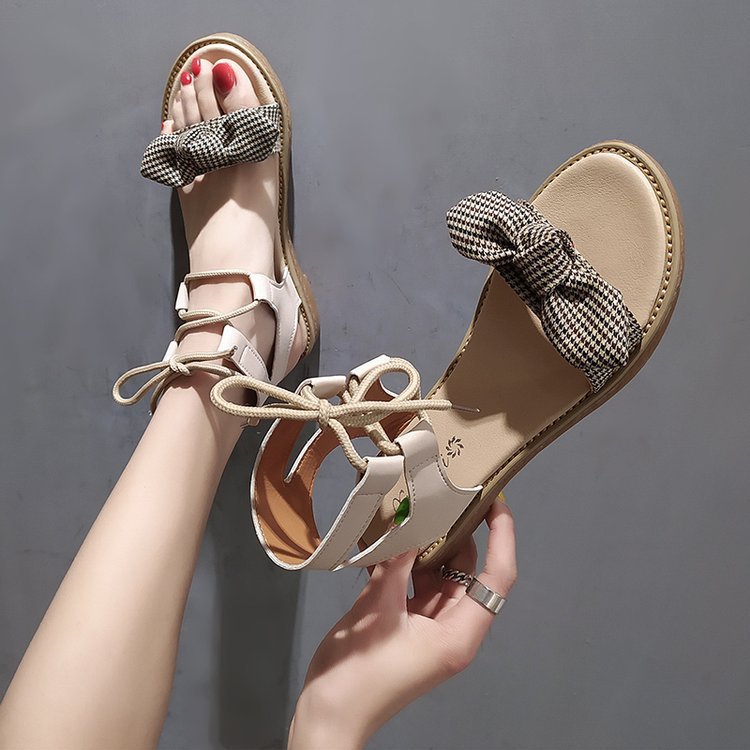 Cute fashion bow tie women sandals
