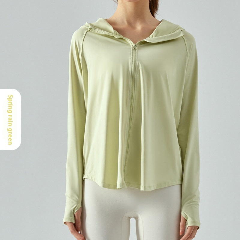 Hooded Fitness Running Yoga Jacket