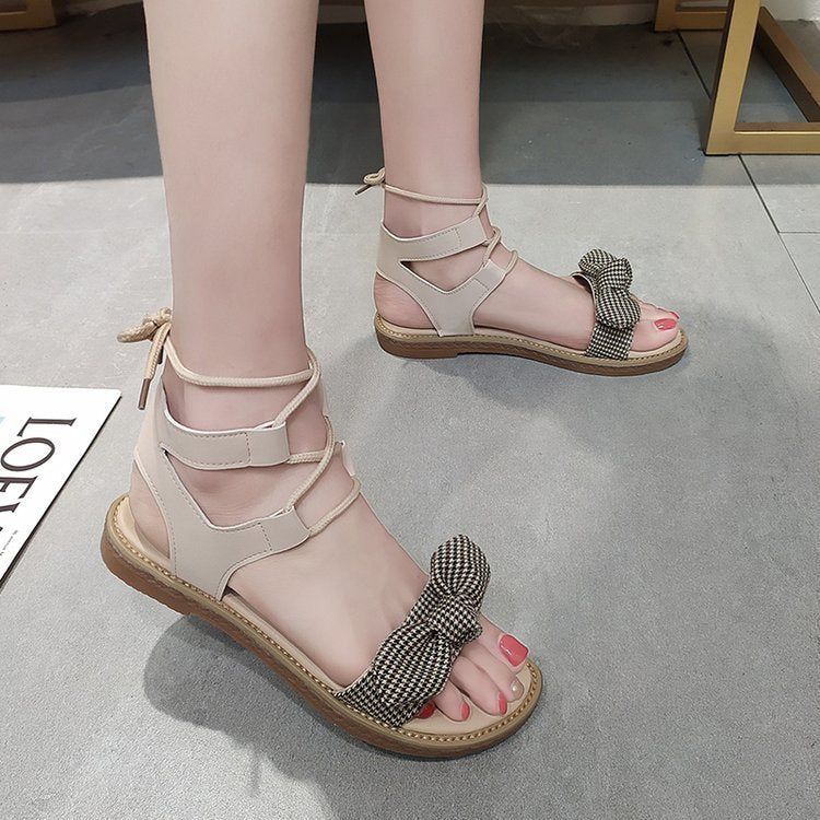 Cute fashion bow tie women sandals