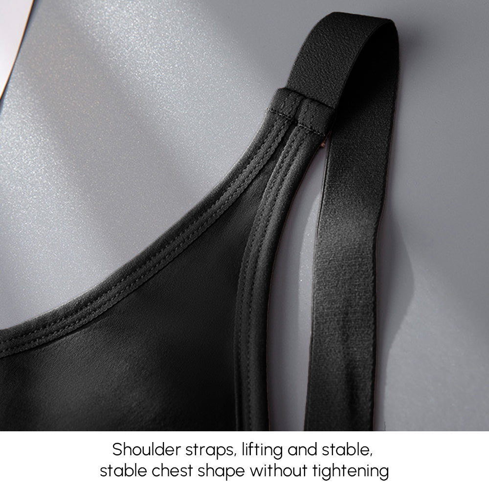 Women's Double Shoulder Strap Sports Bras Medium Impact Support Padded