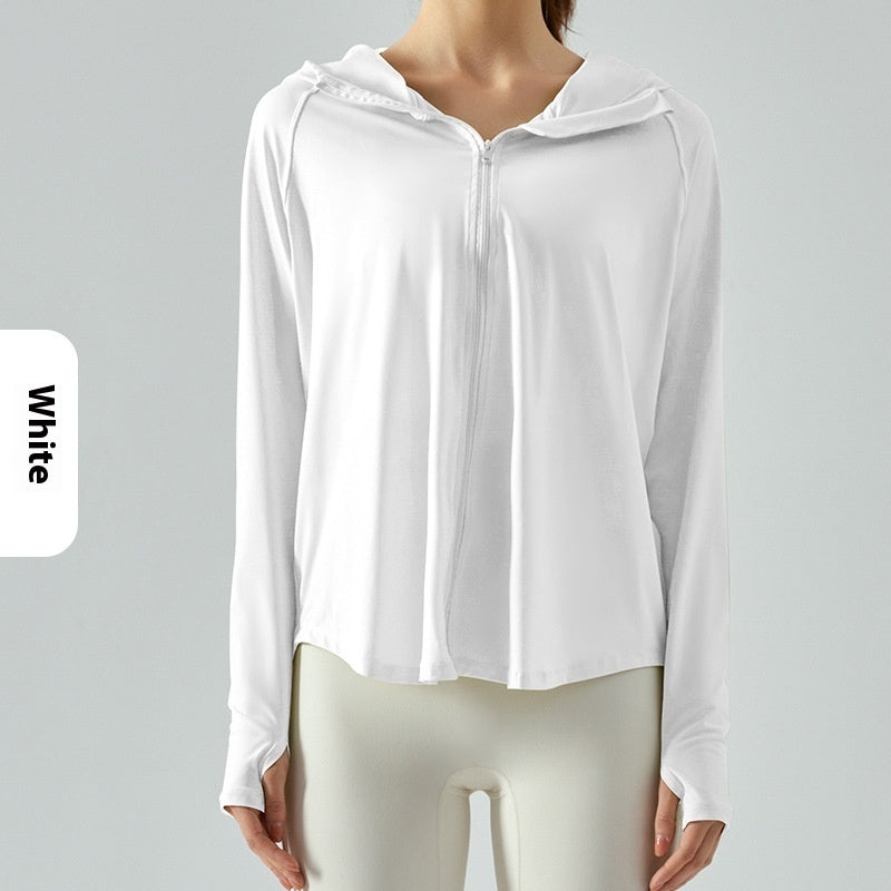 Hooded Fitness Running Yoga Jacket