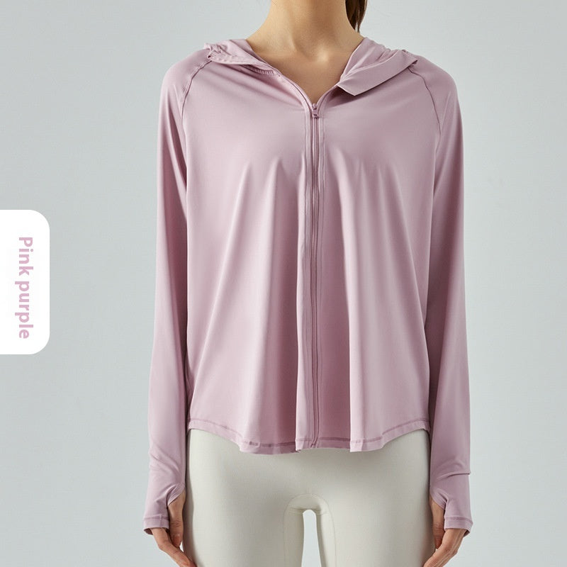 Hooded Fitness Running Yoga Jacket