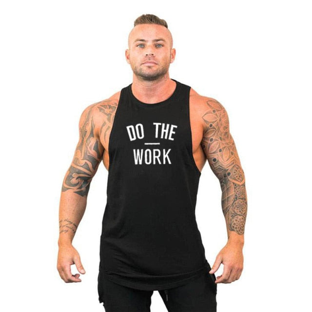 Men Hooded Vest Brand Clothing Bodybuilding T Shirt Fitness