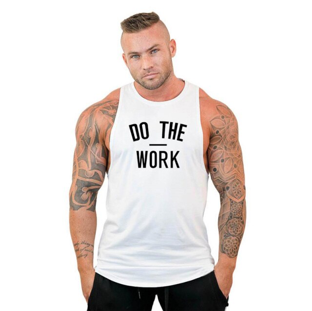 Men Hooded Vest Brand Clothing Bodybuilding T Shirt Fitness