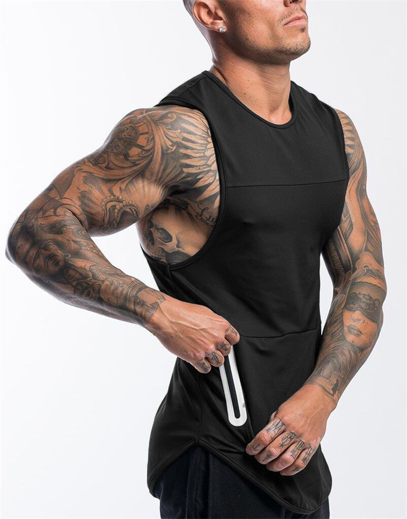 Men Bodybuilding Sports Tank Tops Workout