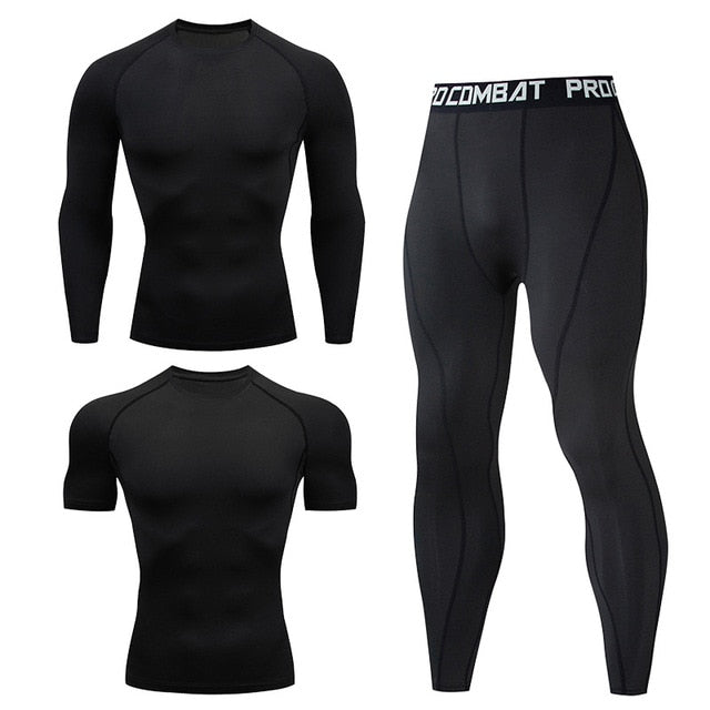 Men's Compression Running Set Sport Wear