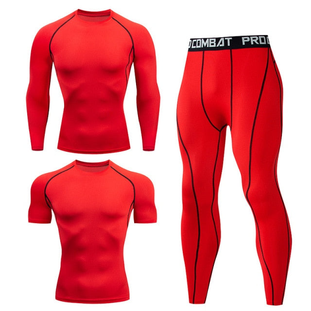 Men's Compression Running Set Sport Wear