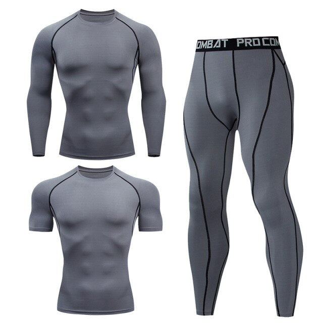 Men's Compression Running Set Sport Wear