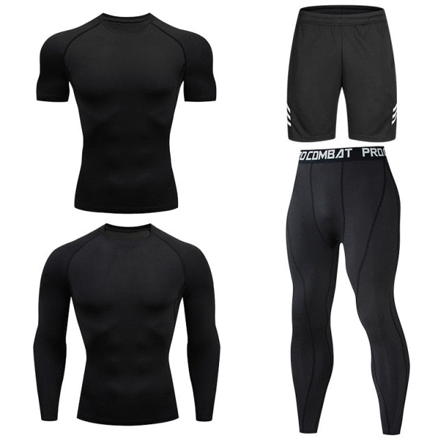 Men's Compression Running Set Sport Wear