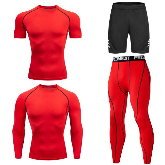Men's Compression Running Set Sport Wear