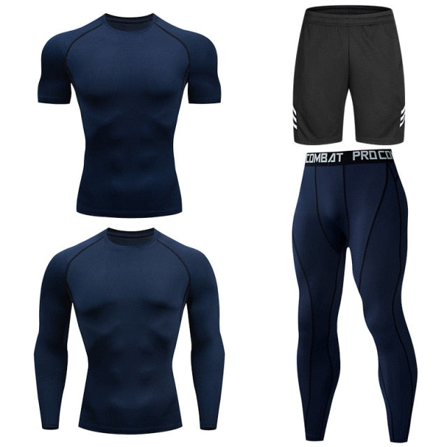 Men's Compression Running Set Sport Wear