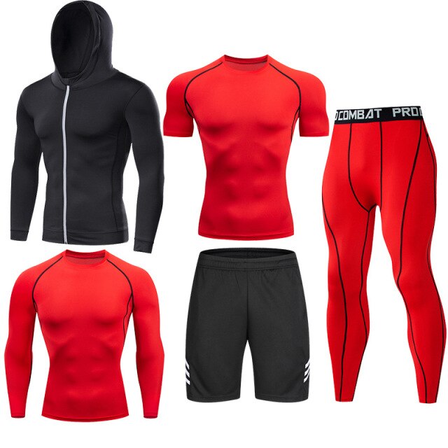 Men's Compression Running Set Sport Wear
