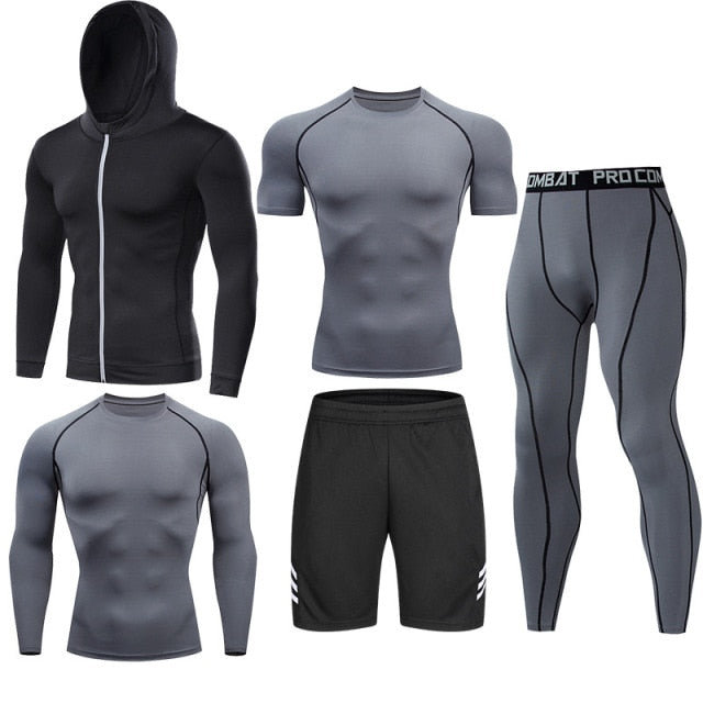 Men's Compression Running Set Sport Wear