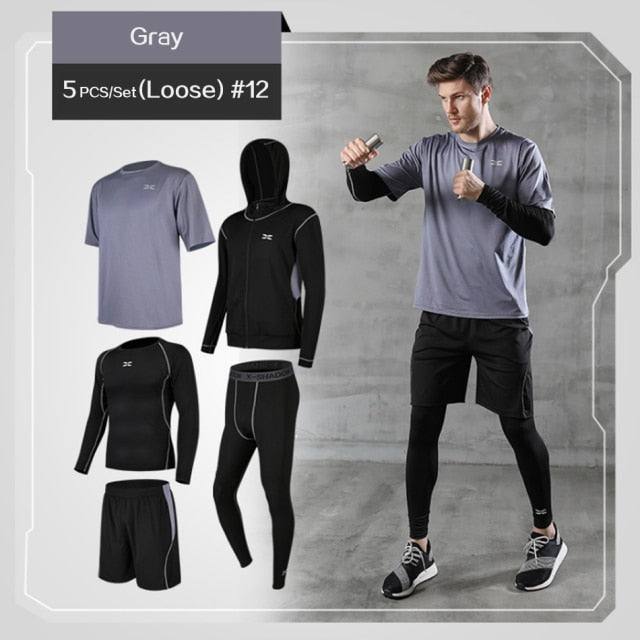 Men's Sport Tracksuit Set