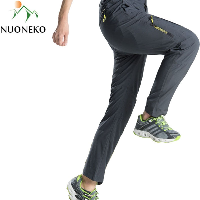 Mens Hiking Pants Sport Tactical Waterproof Wear-Resistant Cargo Trousers