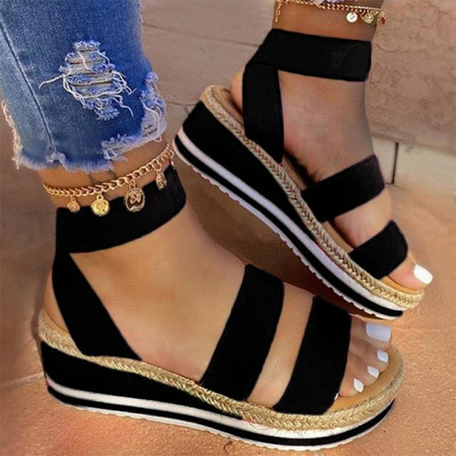 Ladies casual Slippers Slip On Strap