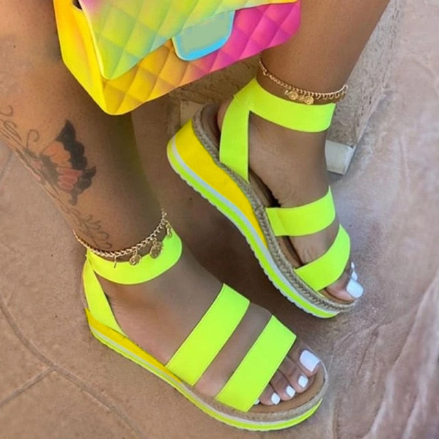 Ladies casual Slippers Slip On Strap
