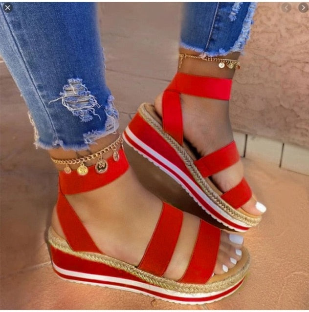 Ladies casual Slippers Slip On Strap