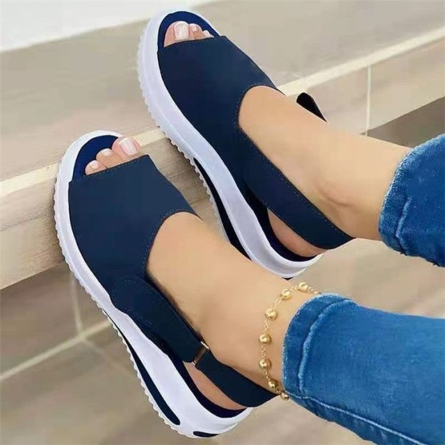 Women Sandals Soft Stitching Ladies Sandals Comfortable