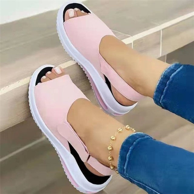 Women Sandals Soft Stitching Ladies Sandals Comfortable