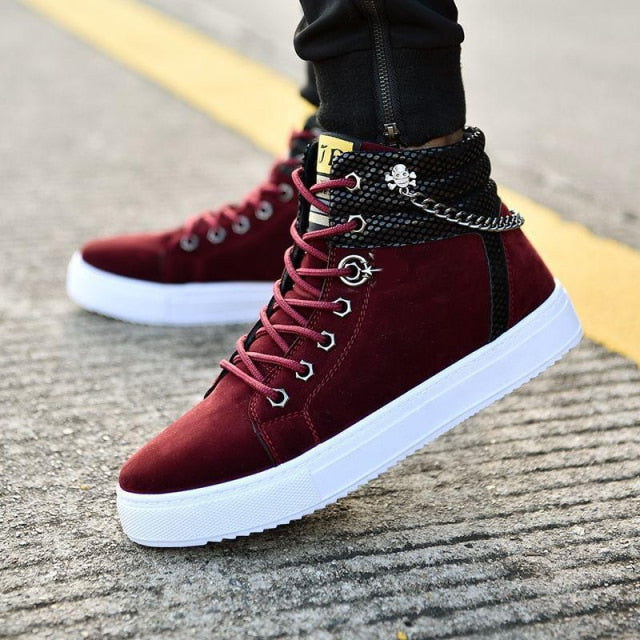 Men's Sneakers Leather High-Top