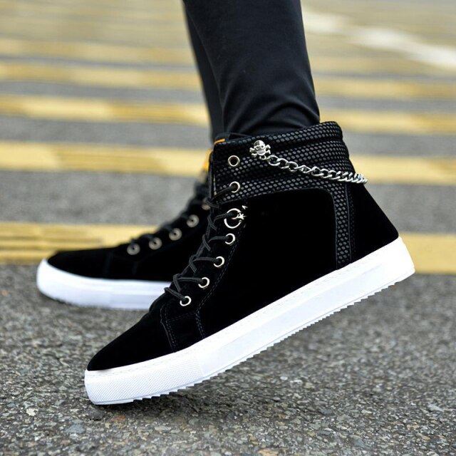 Men's Sneakers Leather High-Top