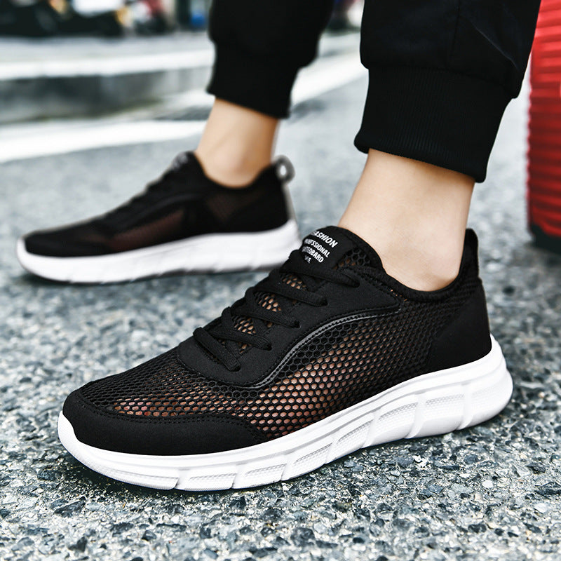 Net Shoes Men's Shoes Summer Breathable Hollow Mesh Sports Shoes