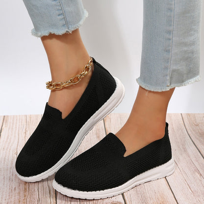 Women's Mesh Shoes Breathable Slip On Lazy Shoes Loafers