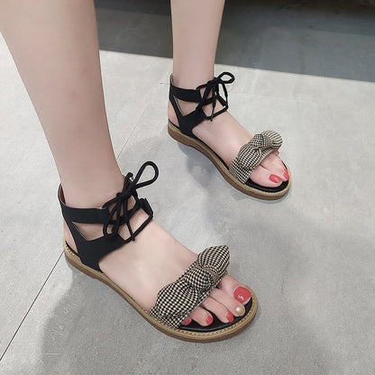 Cute fashion bow tie women sandals