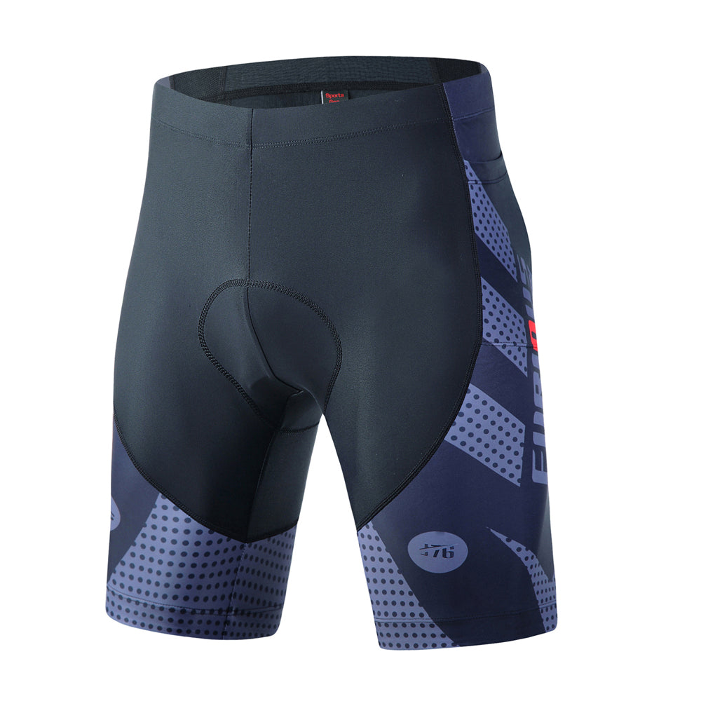 Men's Cycling Shorts Padded with Pockets Quick-Dry Men Bicycle Shorts