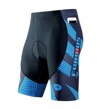 Men's Cycling Shorts Padded with Pockets Quick-Dry Men Bicycle Shorts