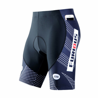 Men's Cycling Shorts Padded with Pockets Quick-Dry Men Bicycle Shorts