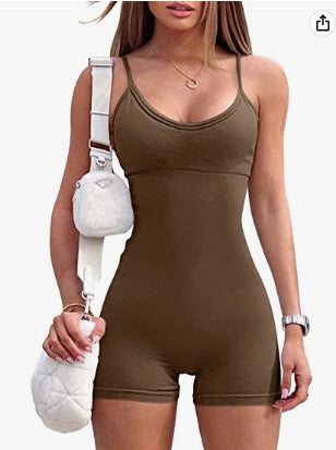 Summer Suspender Tight One-piece Shorts