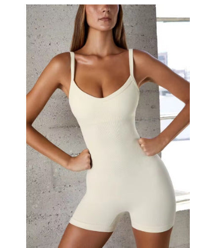 Summer Suspender Tight One-piece Shorts