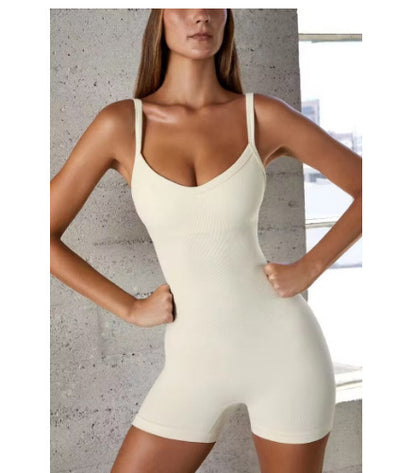 Summer Suspender Tight One-piece Shorts