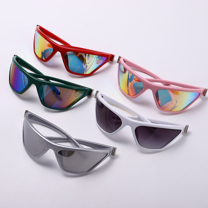 Fashion Cat's Eye Futuristic Sports Glasses