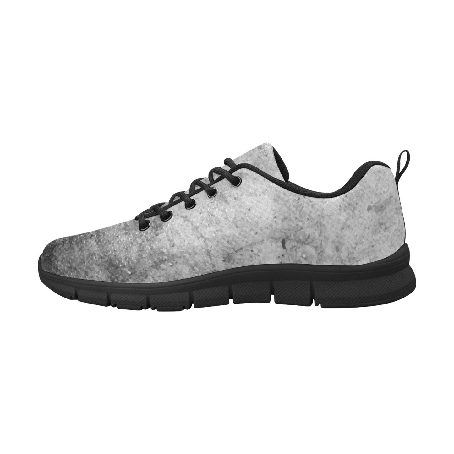 Womens Sneakers, Grey And Black  Running Shoes