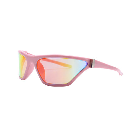 Fashion Cat's Eye Futuristic Sports Glasses