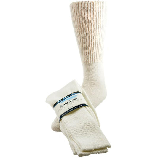 Sierra Socks Health Diabetic Wide Foot and Wider Calf Cotton Crew