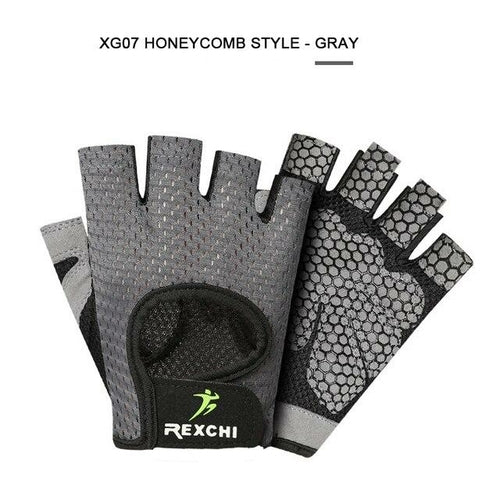 Honeycomb Style Gray Gloves