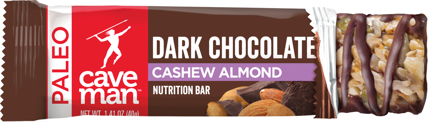 Dark Chocolate Cashew Almond Nutrition Bars