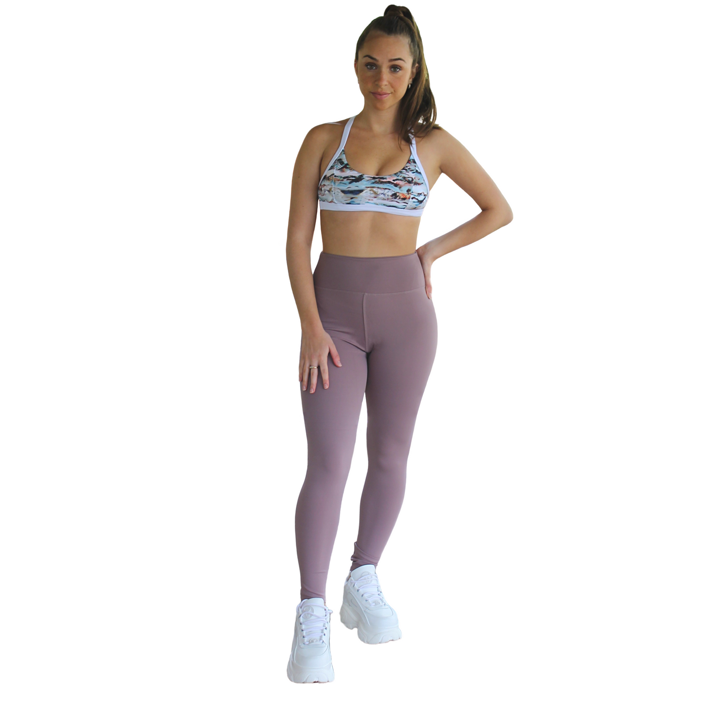 Prema Seamless High Rise Yoga Leggings - Plum