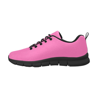 Womens Sneakers Pink Breathable Running Shoes