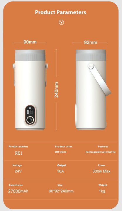 Wireless Portable Charging Water And Electric Cup