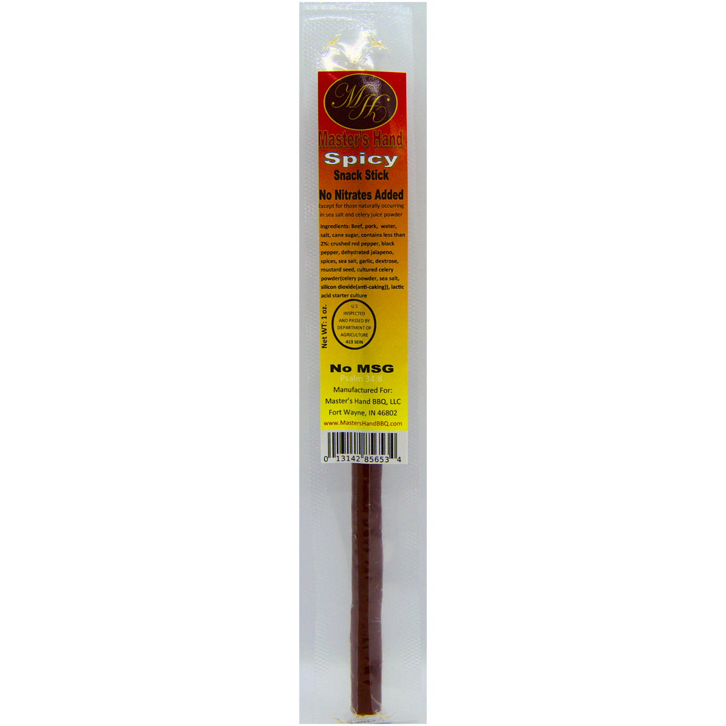 Spicy Premium Beef Sticks 1oz (snack sticks)