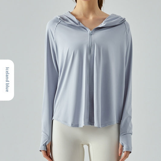 Hooded Fitness Running Yoga Jacket