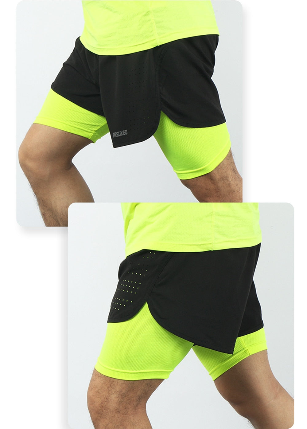 Men Running Shorts Outdoor Sports Training Exercise Jogging Gym