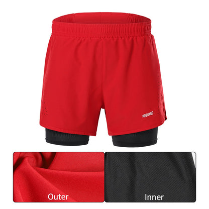 Men Running Shorts Outdoor Sports Training Exercise Jogging Gym