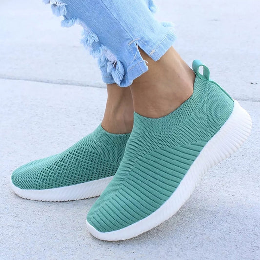 Women Shoes Sneakers Slip On Flat Shoes Plus Size