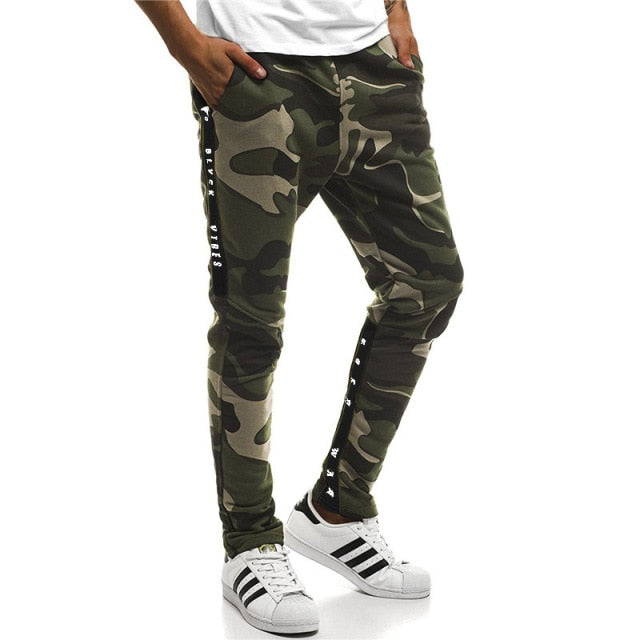 Men Camouflage Casual Sweatpants  Multi-pocket